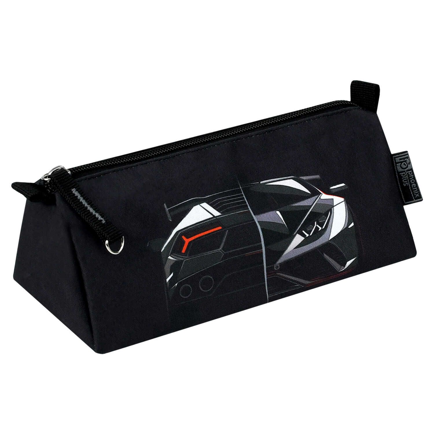 Пенал-косметичка (200*85*65) молния, ткань "Кибергонка" сублимац.печать