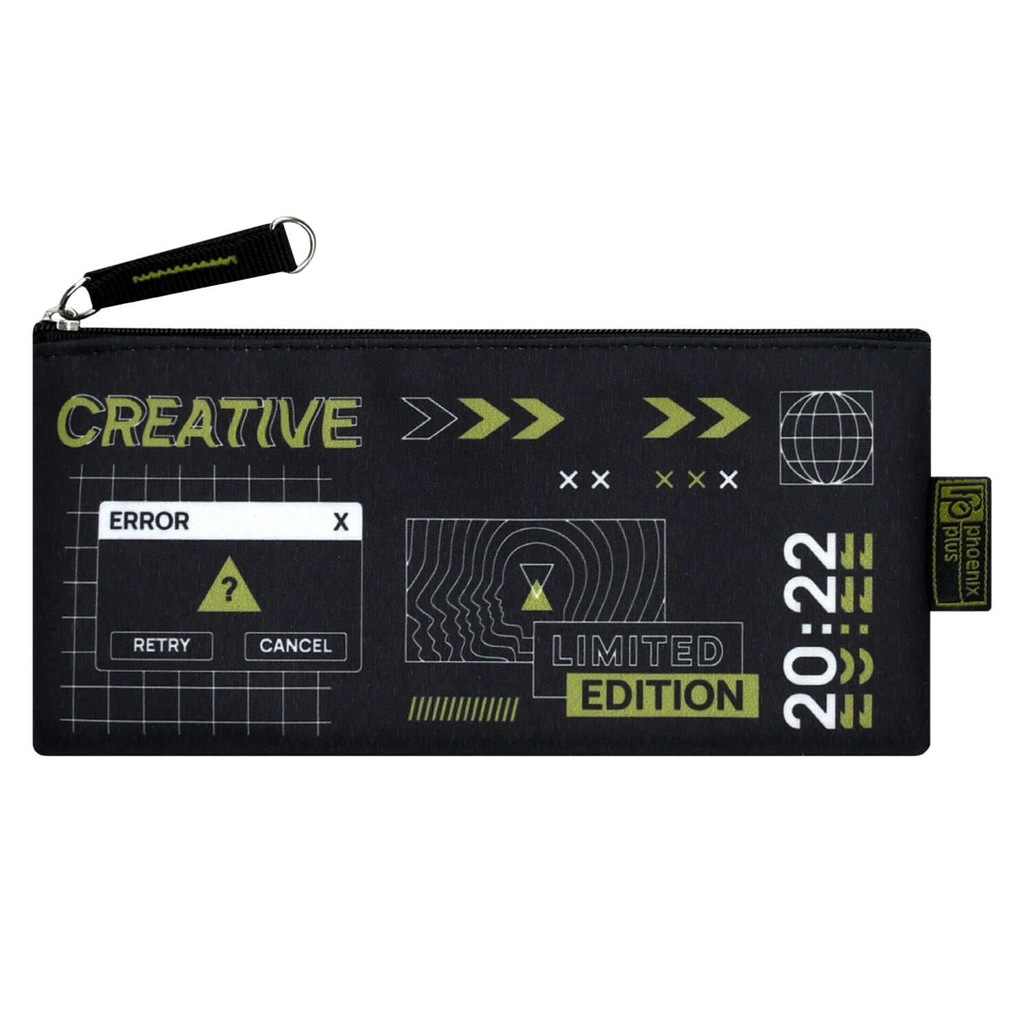 Пенал-косметичка (195*90) молния, микрофибра "Техно" сублимац.печать