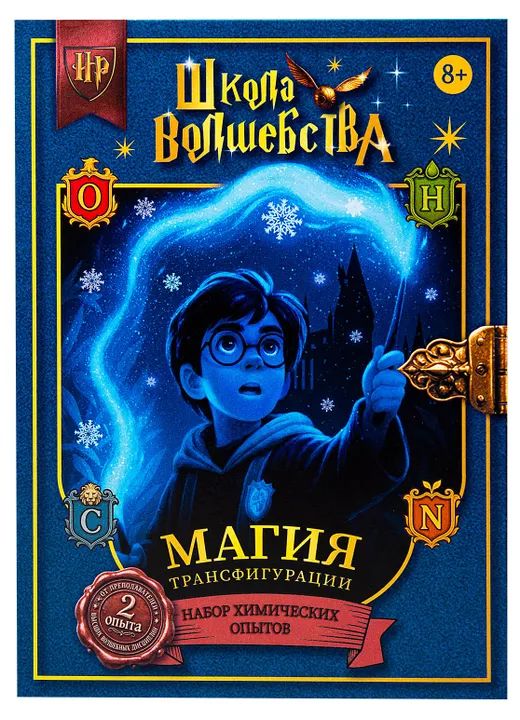 Набор для опытов Re-Агенты "Школа волшебства. Магия трансфигурации" 8+