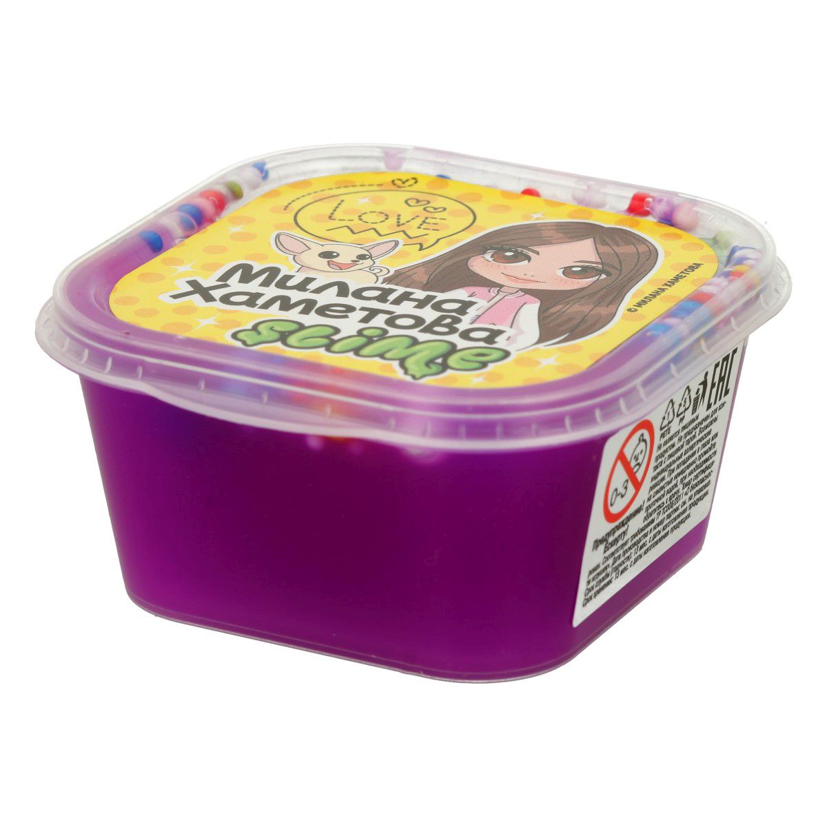 Слайм  60гр "HERO" Милана Хаметова фиолетовый отгрузка от 0˚C до -20˚C