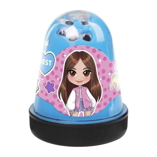 Слайм 130гр "HERO" Милана Хаметова голубой, капсула, отгрузка от 0˚C до -20˚C