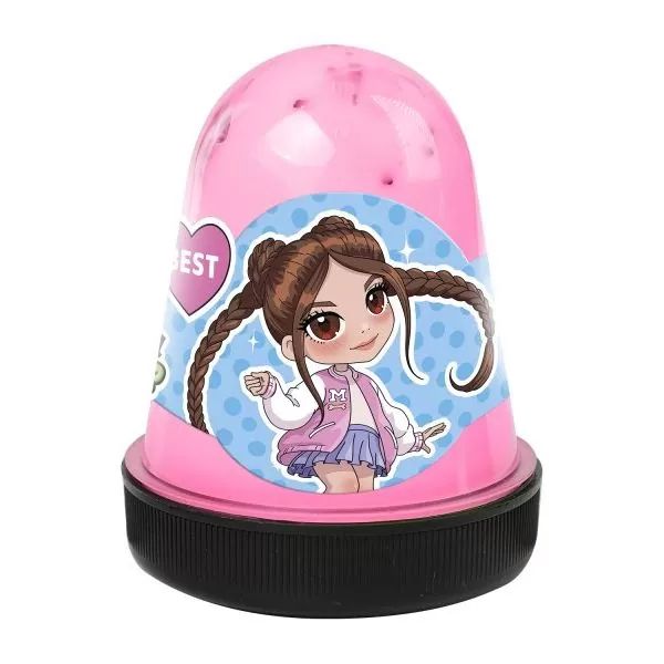 Слайм 130гр "HERO" Милана Хаметова розовый, капсула, отгрузка от 0˚C до -20˚C