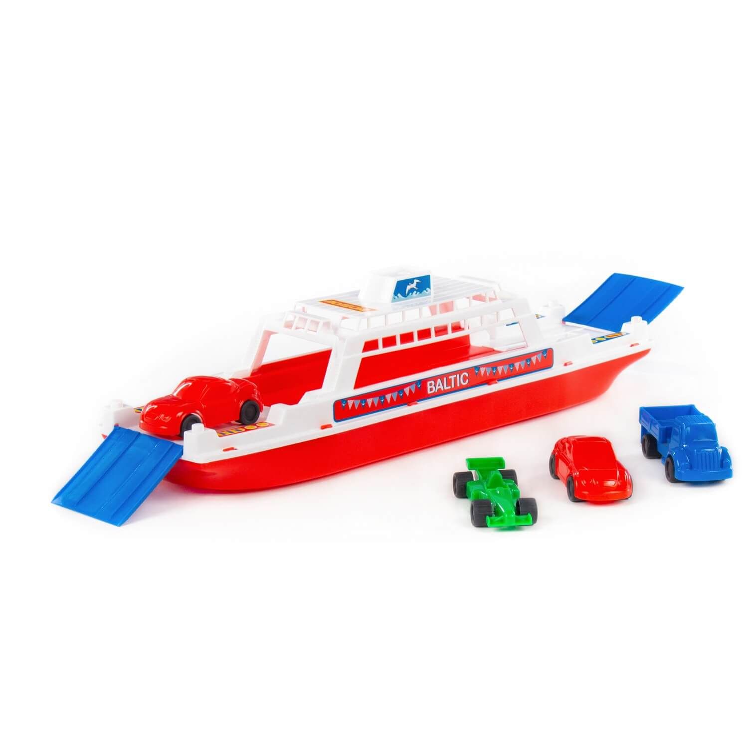 Игрушка Паром 45 см "Балтик" + машинки 4шт