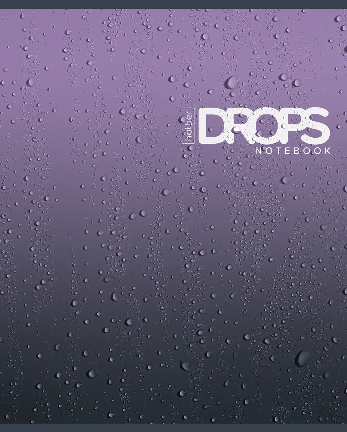 Тетрадь А5  80л кл. Hatber "Капли"