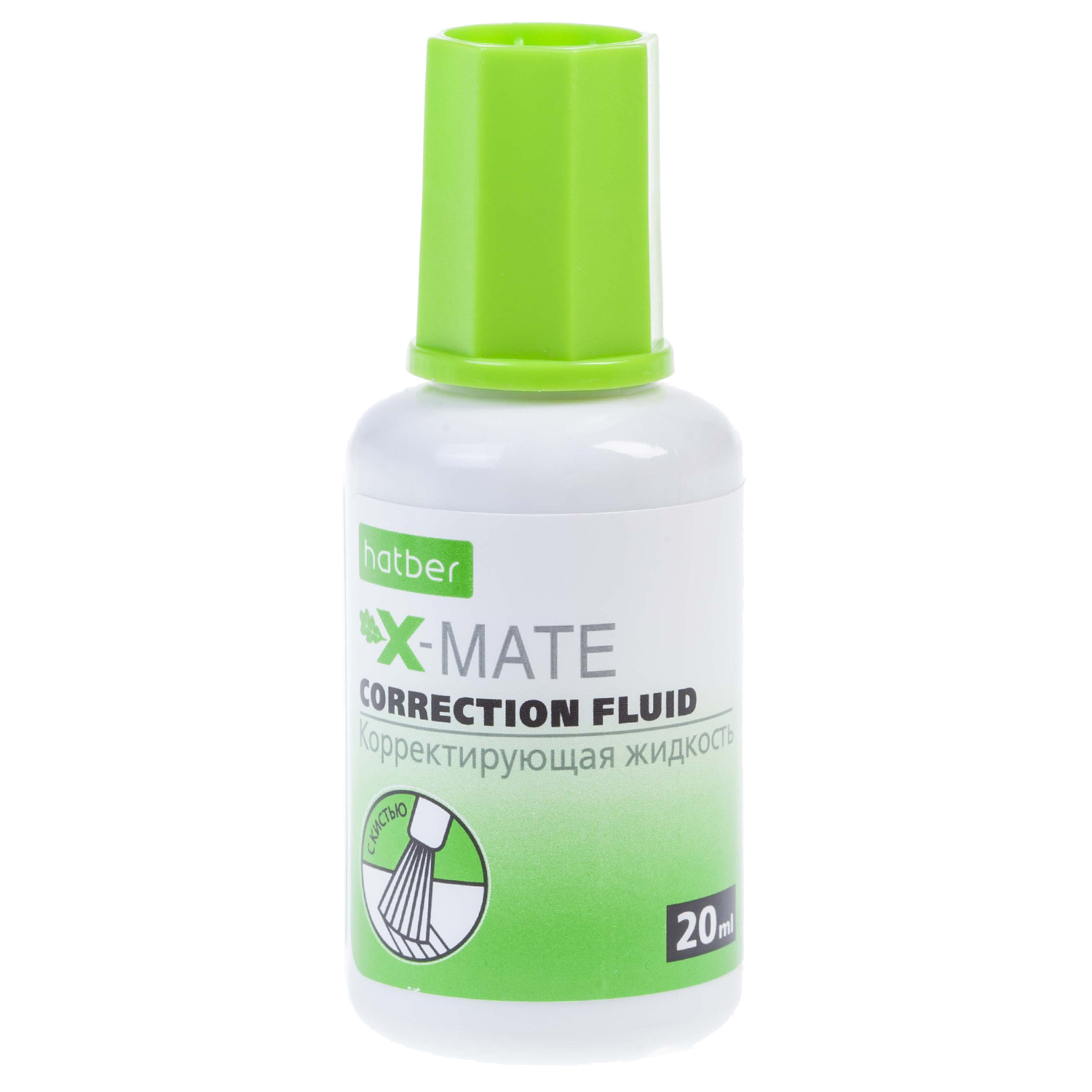 Корректирующая жидкость Hatber 20мл. Х-Мэйт хим. основа