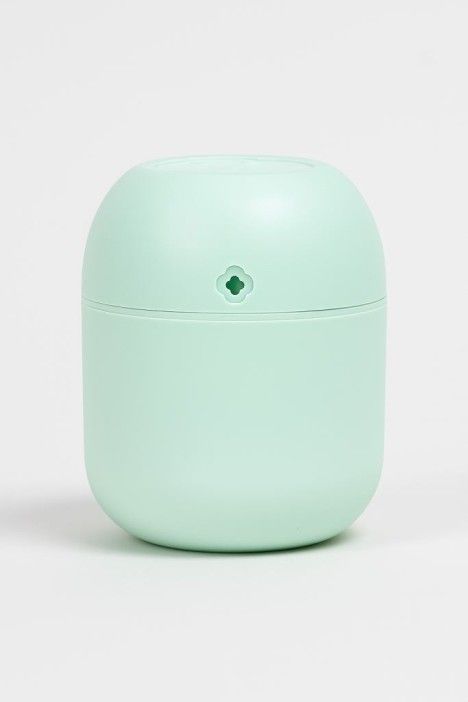 Ночник-увлажнитель воздуха 11*7см "Цветы" зеленый, портативный, USB