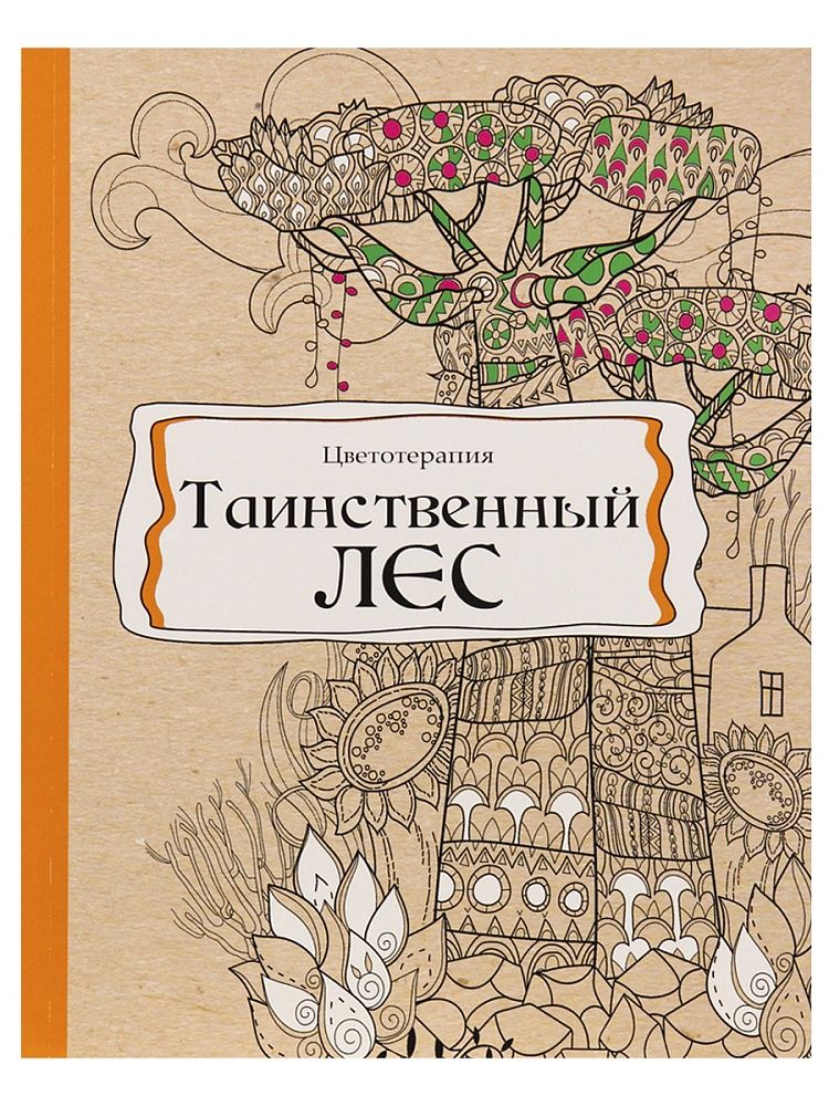Раскраска-антистресс "Таинственный лес" А5 64стр., КБС