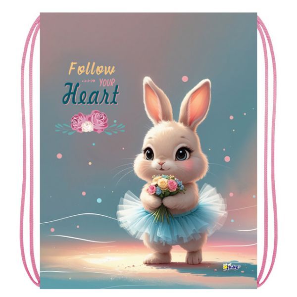 Мешок для обуви 1 отд, 330*420 "Милый зайчик"