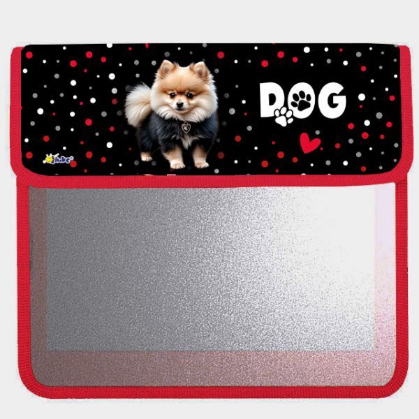 Папка д/тетрад. А5 (240*205*45) 1отд. на липучке, пластик "Стильный шпиц"