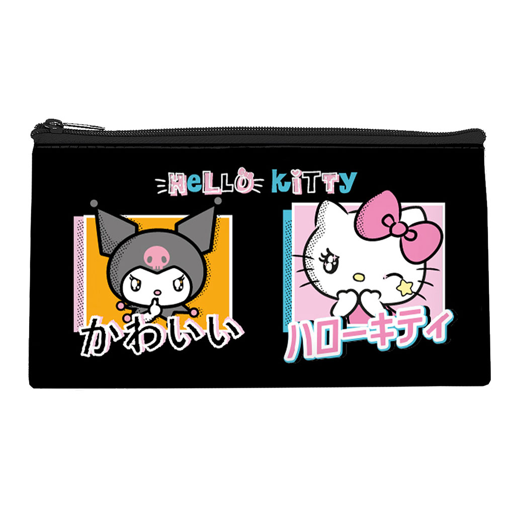 Пенал-косметичка (205*108) молния, ткань "Hello Kitty and friends"