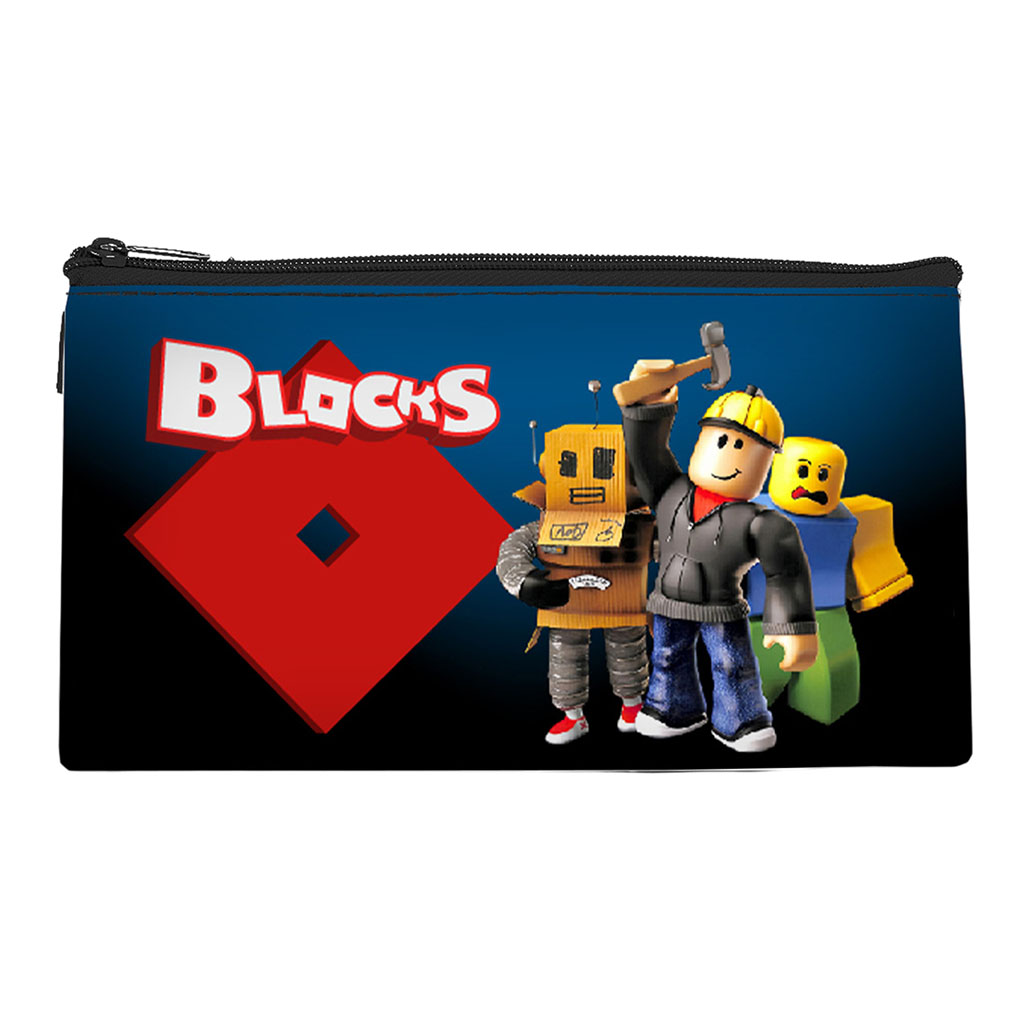Пенал-косметичка (205*108) молния, ткань "Blocks"