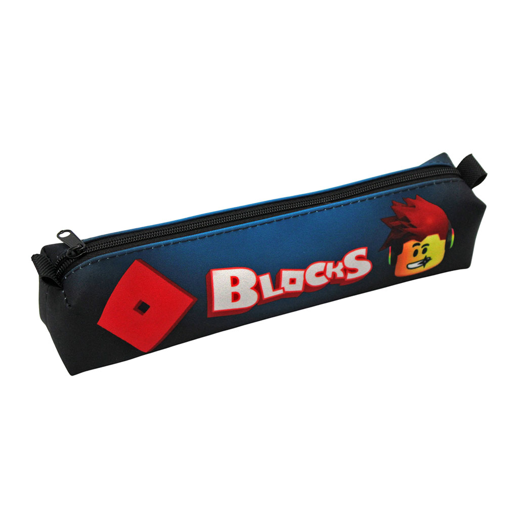 Пенал-косметичка (210*45*45) молния, ткань "Blocks"