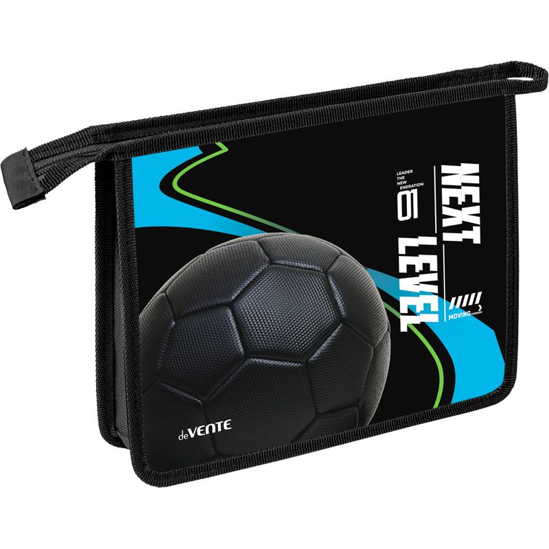 Папка д/тетрад. А5 (240*187*45) 1отд. молния сверху, ламинат "Next Level Football"