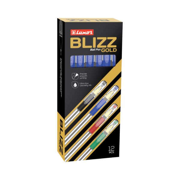 Ручка шар. LUXOR "Blizz" 0.5мм, синяя