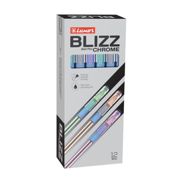 Ручка шар. LUXOR "Blizz" 0.5мм, синяя