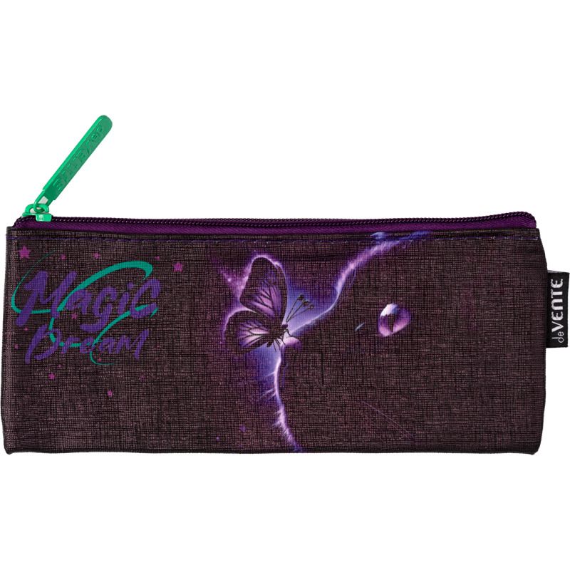 Пенал-косметичка (215*90*10) молния, кожзам " Magic Dream", плоский на 35пр.