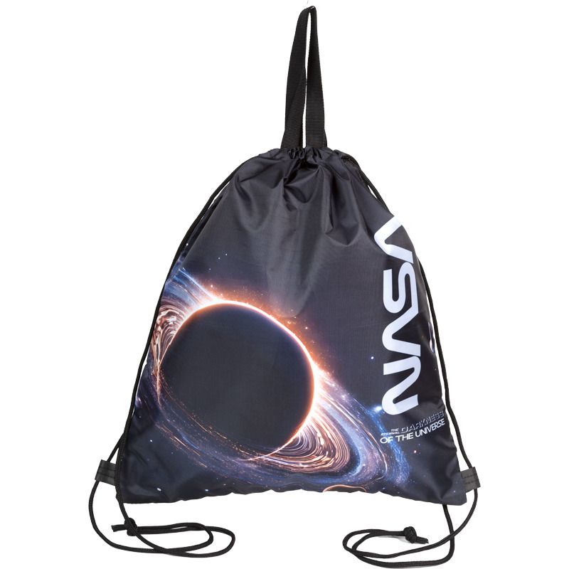Мешок для обуви 1 отд, 380*430 Darkness of the Universe ", верев.завязки, текст.ручки