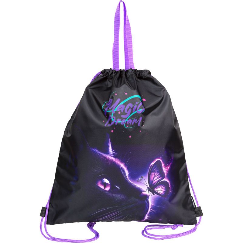 Мешок для обуви 1 отд, 380*430 Magic Dream", верев.завязки, текст.ручки