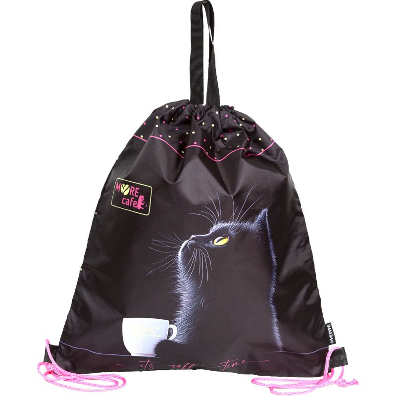 Мешок для обуви 1 отд, 380*430 MooreCafe", верев.завязки, текст.ручки