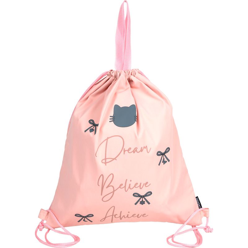 Мешок для обуви 1 отд, 380*430 My Dream", верев.завязки, текст.ручки