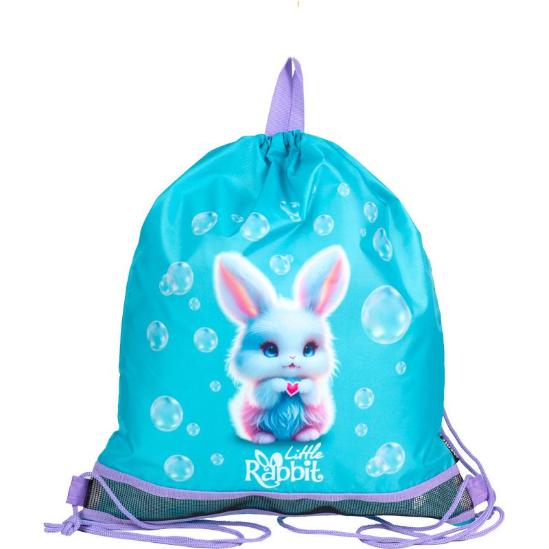 Мешок для обуви 1 отд, 400*470 Little Rabbit", верев.завязки, сетка д/ветиляции