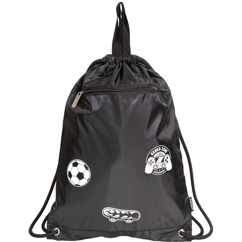 Мешок для обуви 1 отд, 330*460 Adventure Zone", карман, завязки из шнура