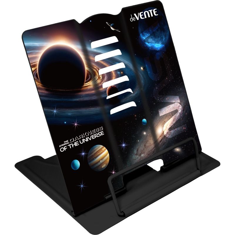 Подставка для книг "Darkness of the Universe" 15*15см полностью металл