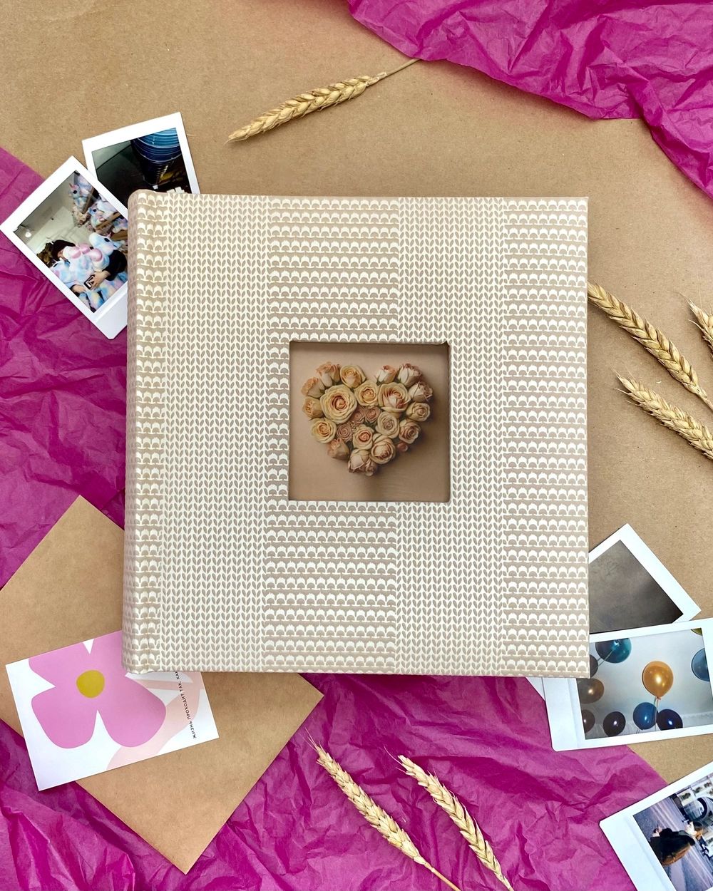 Фотоальбом 200 фото 10*15см Ethno West, бум.листы, книжн. пер-т