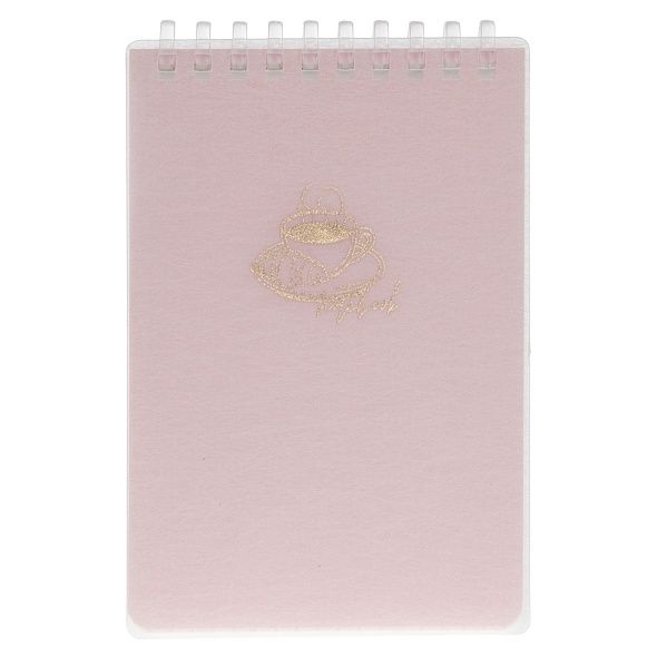 Блокнот А6 пластик, эластичн.гребень, 80л. "Кофейные истории. Чашка кофе" тисн.фольгой