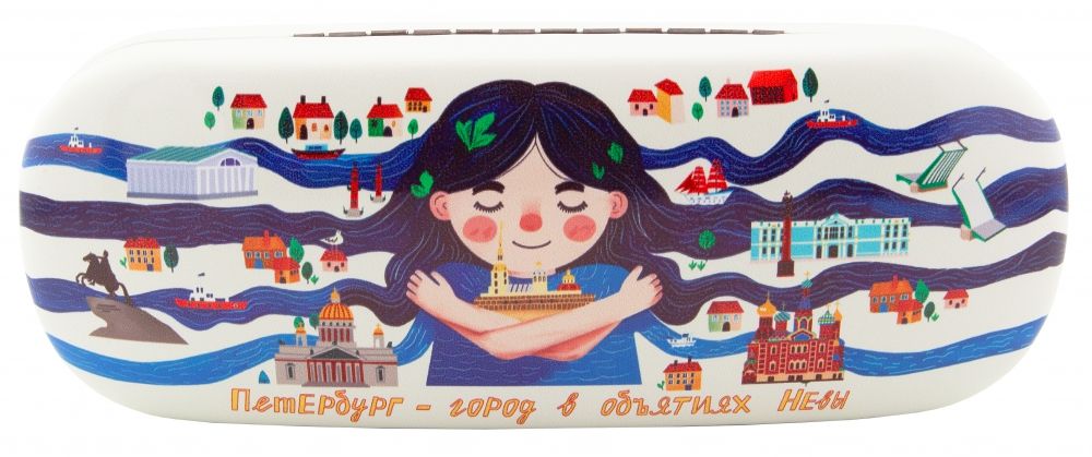 Чехол для очков "Петербург в объятиях Невы"