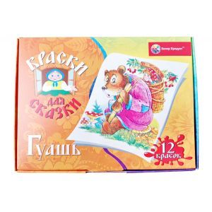 Гуашь 12цв 240мл Маша и Медведь