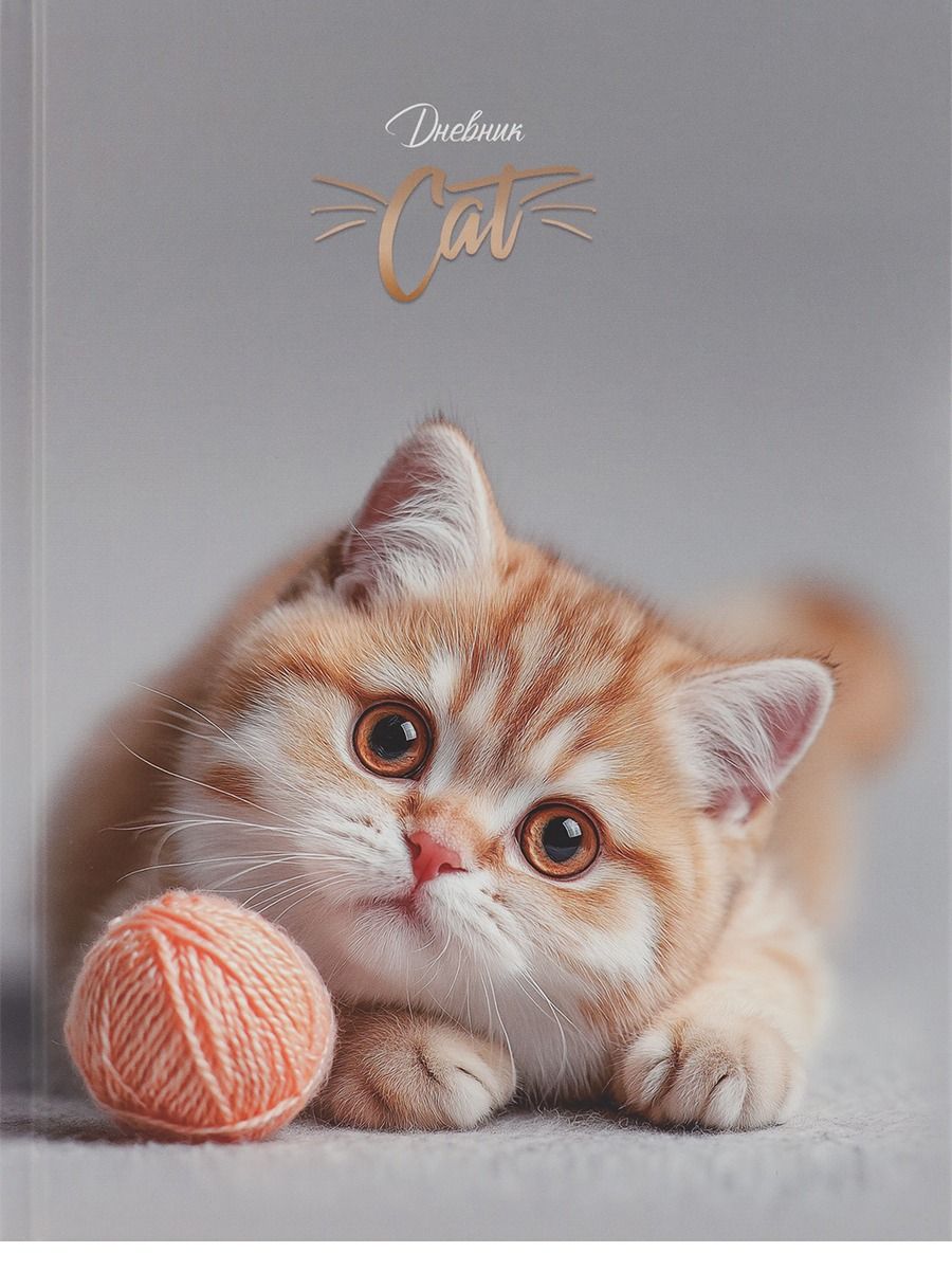 Дневник  универсальн. 7БЦ "Милый котик - 7" мат.лам., лен, 40л.