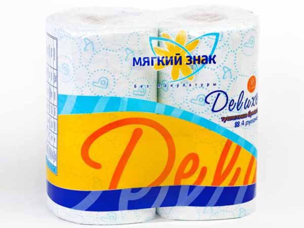 Бум туал. "Мягкий знак Professional" 2 слоя, 4 рулона