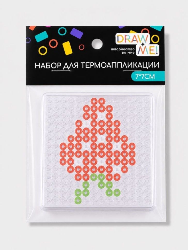 Термоаппликация 7*7см "Draw Me! Клубничка"