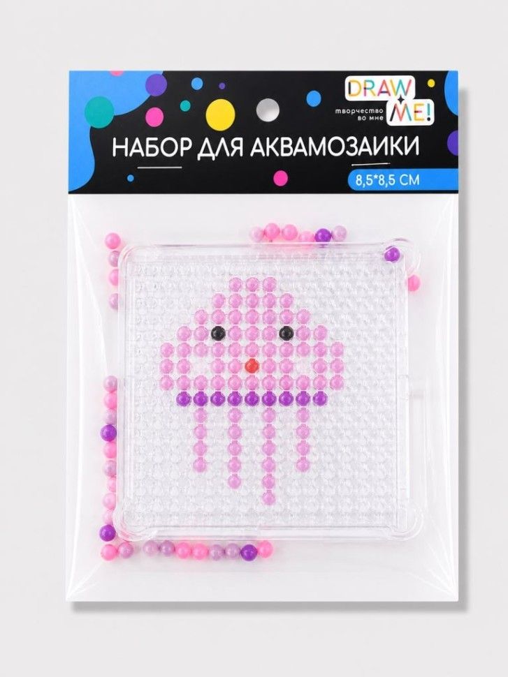 Аквамозаика 8,5*8,5см "Draw Me! Медуза"