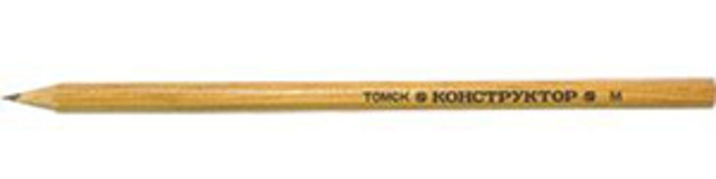 Карандаш Конструктор М шестигр. корп. натур., заточ. 6,9*175