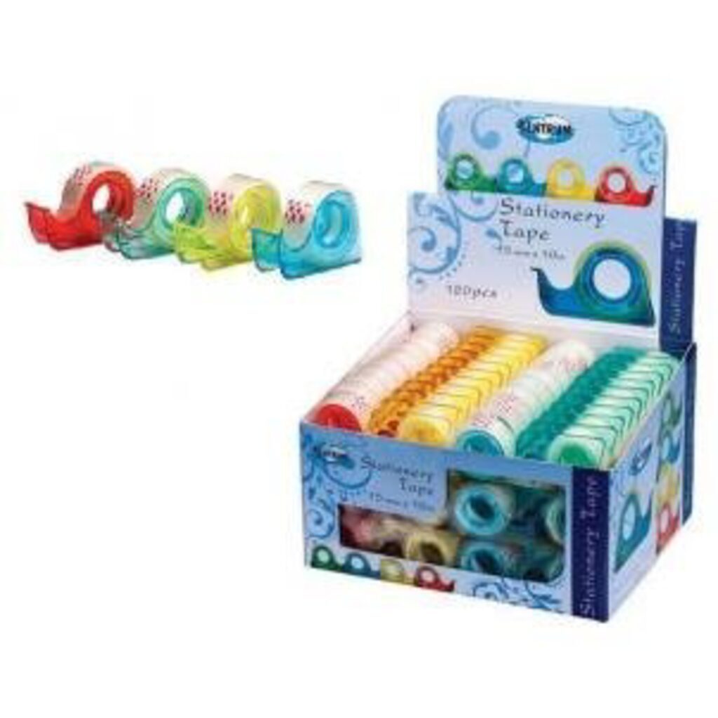 Скотч 15мм*10м, на диспенсере, канцелярский