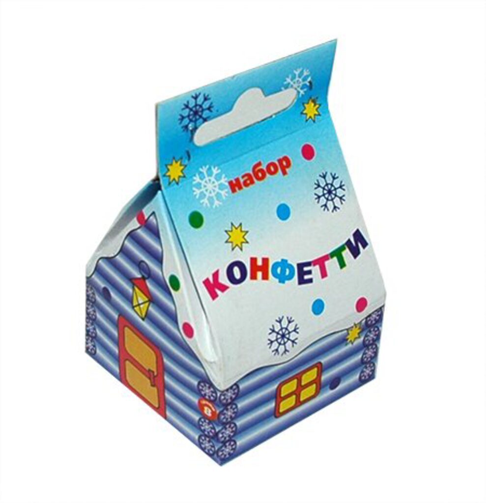 Конфетти "Домик" в коробке