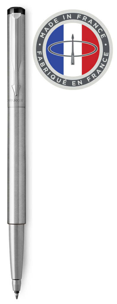 Parker Vector Роллер Vector Standard T03 Stainless Steel CT M синие чернила подар.кор.