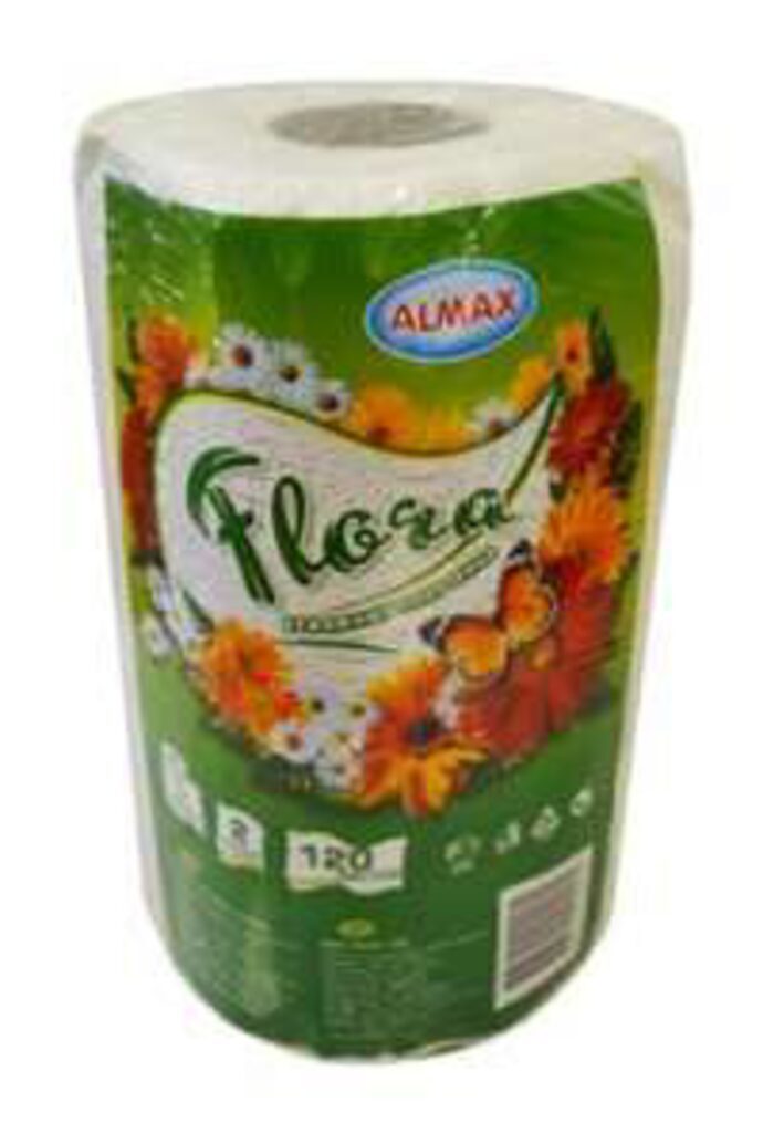 Полотенца бум. 2 сл, 1 рул. "Almax" 120 л.