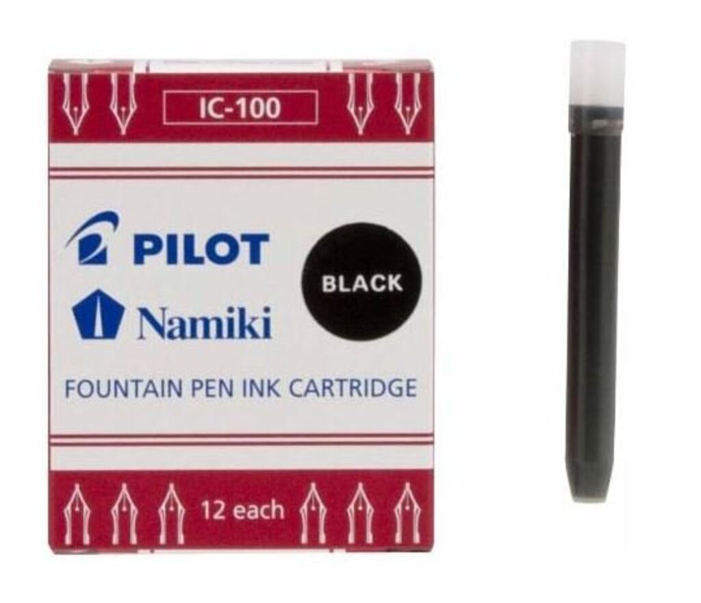 Картридж д/перьевой ручки Capless 12шт, чёрный, цена за упаковку 12 шт