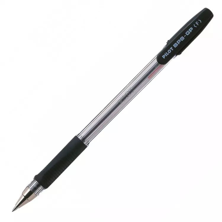 Ручка шариковая рез. упор 0.7мм черн.