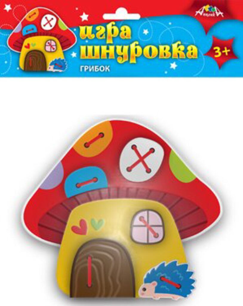 Игра-шнуровка "Грибок"