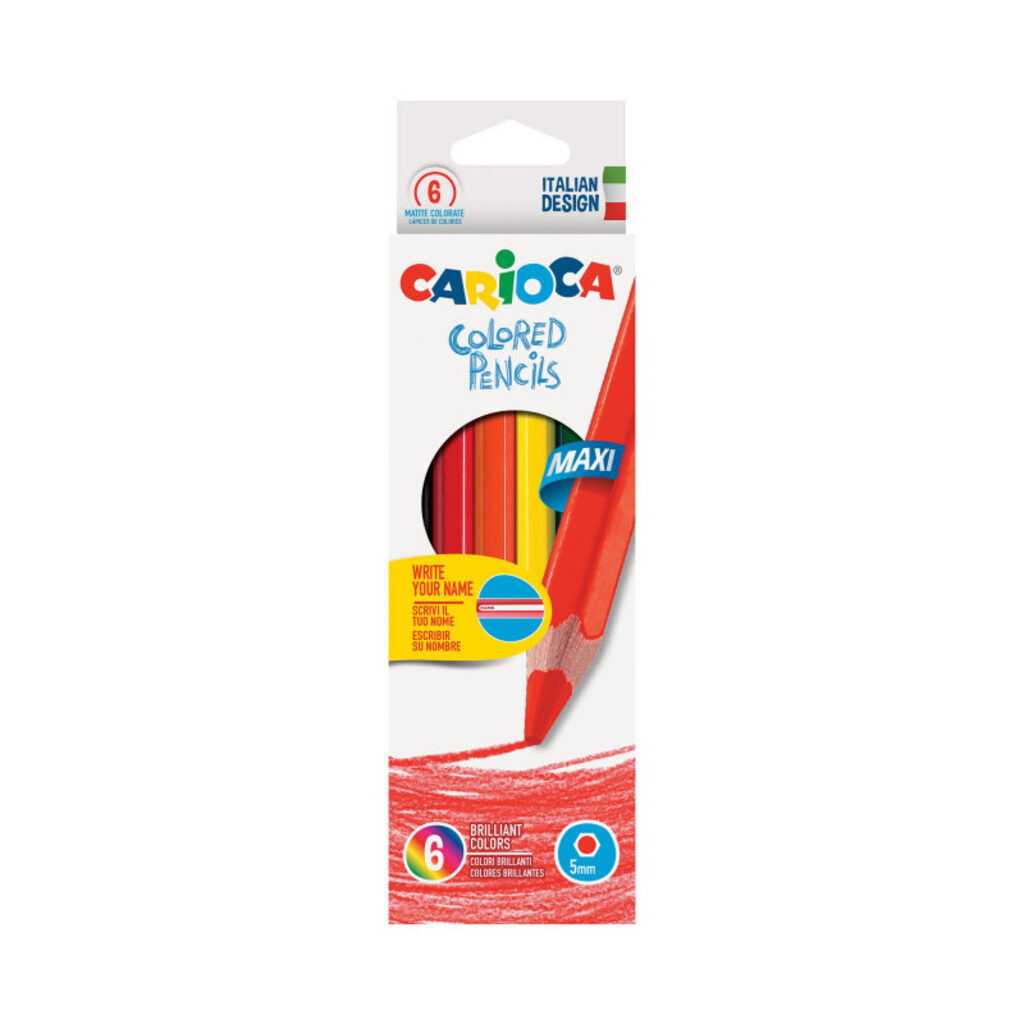 Карандаши цвет. Jumbo  6цв  Carioca