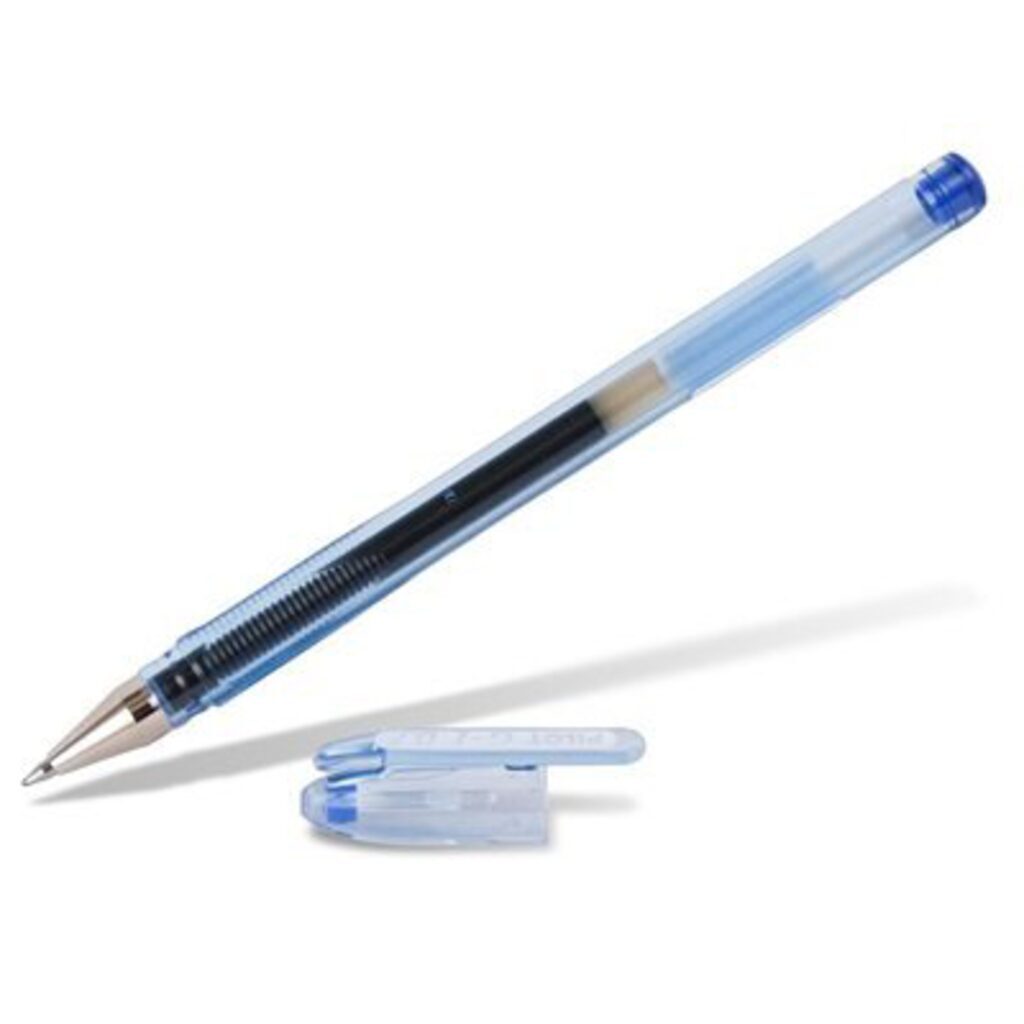 Ручка гелевая прозр. корп. 0,7мм. синяя