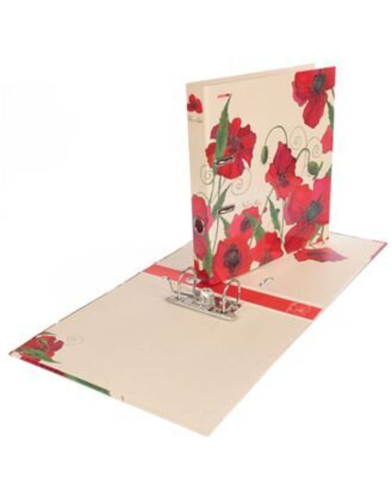 Регистратор А4, 50мм HD, Red on White