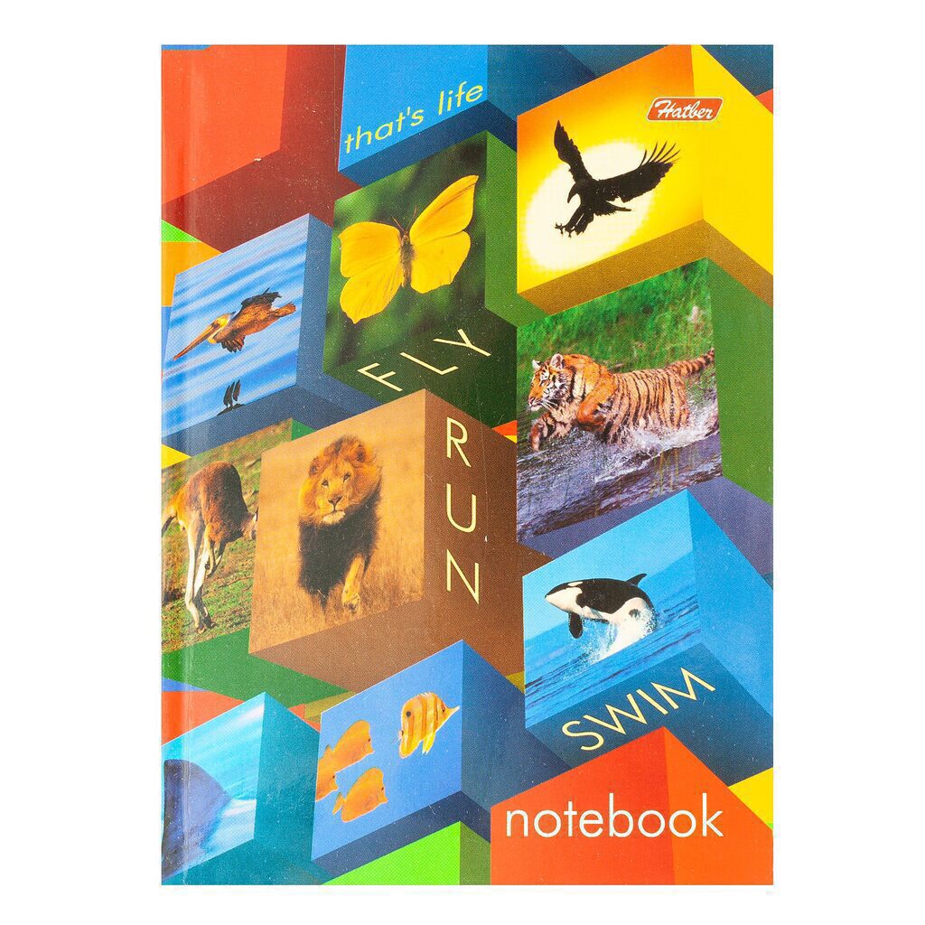 Блокнот А6 интегр.обл. 160л "Animal's mosaic"