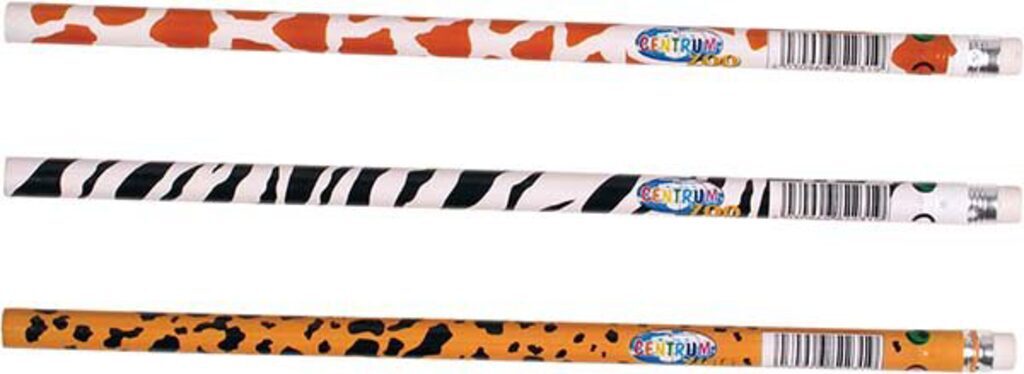 Карандаш ZOO, с ластиком