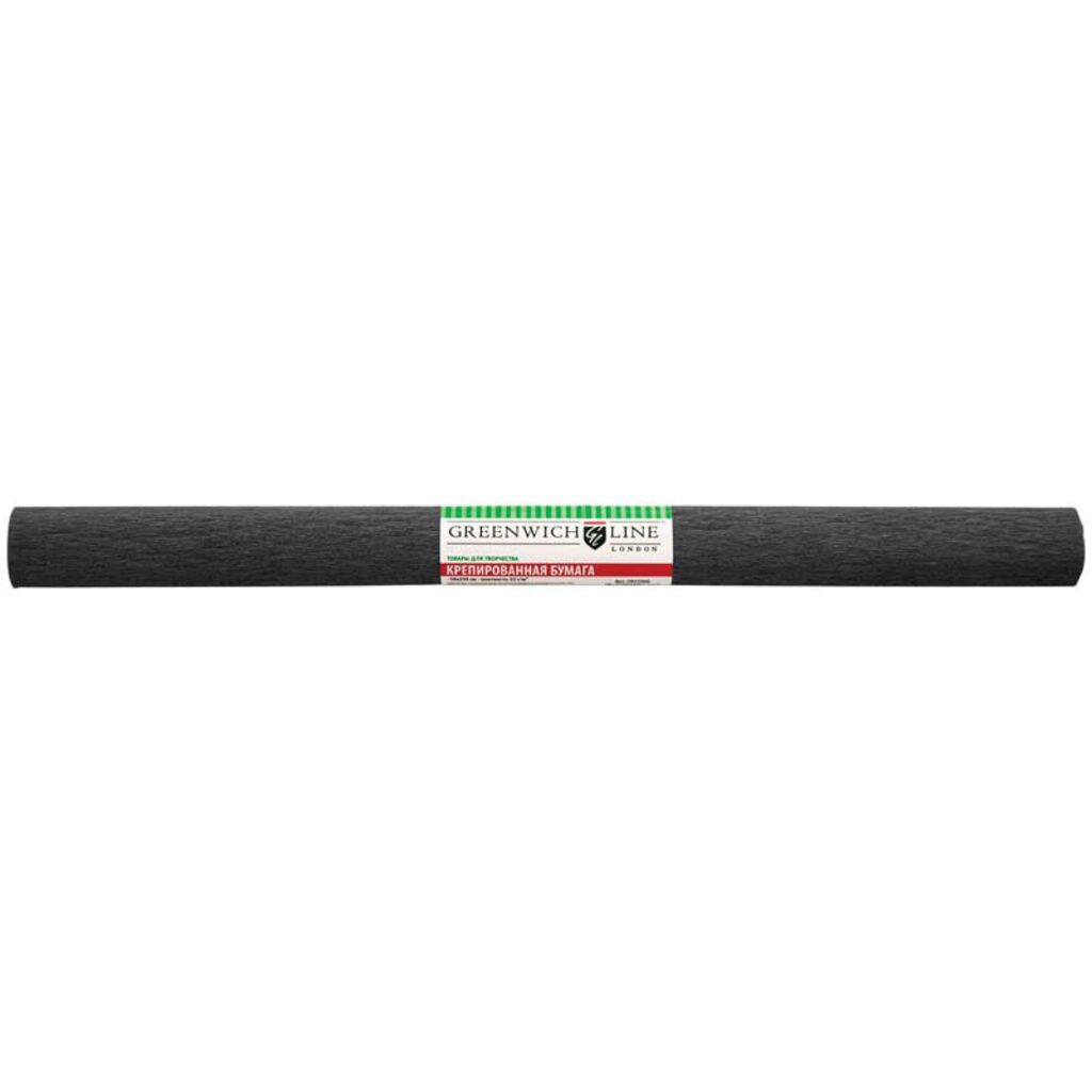 Бумага подел. 50*250 32 г/м рулон  креп чёрная