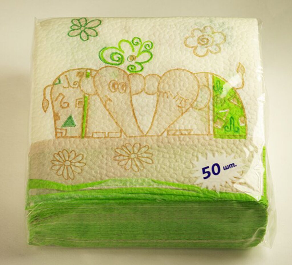 Салфетки бум. 24*24см, 50 л., сладкая парочка